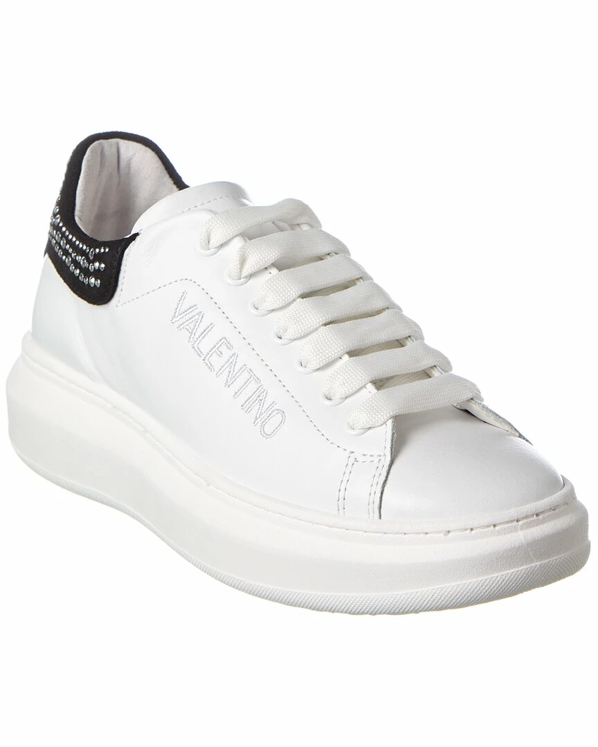 Valentino By Mario Valentino Fresia Sparkling Leather Sneaker Women Fashion Sneakers 1 Valentino By Mario Valentino Fresia Sparkling Leather Sneaker Women Fashion Sneakers