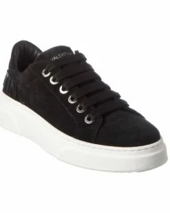 Valentino By Mario Valentino Alina Suede Sneaker Women Fashion Sneakers