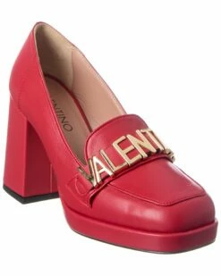 Valentino By Mario Valentino Rosalinda Leather Platform Pump Women Pumps