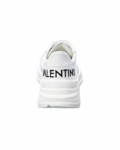 Valentino By Mario Valentino Thor Leather Sneaker Men Fashion Sneakers White/black -Valentino sale store 1312362872 RLLZ 3