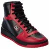 Valentino By Mario Valentino Rene Leather High-Top Sneaker Men Fashion Sneakers