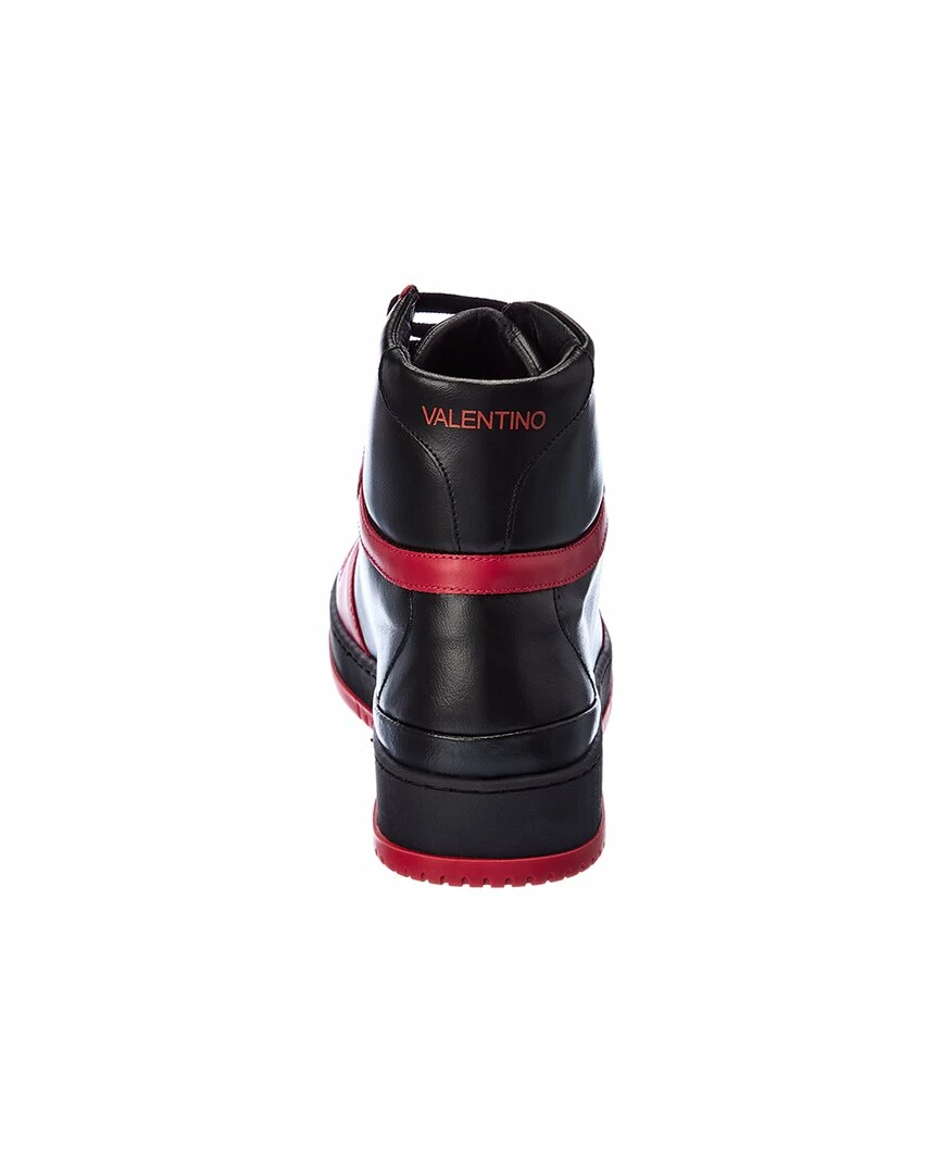 Valentino By Mario Valentino Rene Leather High-Top Sneaker Men Fashion Sneakers 3 Valentino By Mario Valentino Rene Leather High-Top Sneaker Men Fashion Sneakers - Image 3