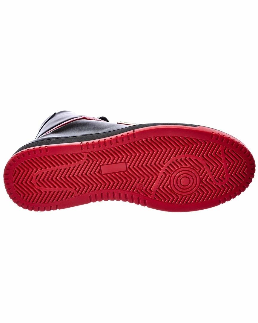 Valentino By Mario Valentino Rene Leather High-Top Sneaker Men Fashion Sneakers 4 Valentino By Mario Valentino Rene Leather High-Top Sneaker Men Fashion Sneakers - Image 4